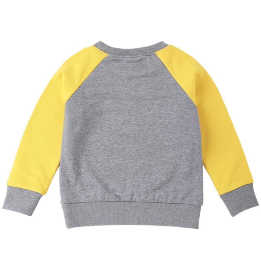 Boys Cartoon Letter Printed Long Sleeve Tops Wholesale - PrettyKid