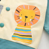 Unisex Cartoon Lion Printed Long Sleeve Jackets Wholesale - PrettyKid