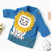 Baby Boys Cartoon Lion Pullover Sweaters Baby Wholesales - PrettyKid