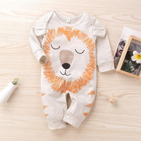 Baby Boys Cartoon Long Sleeve Cute Romper Wholesale Baby Outfits - PrettyKid