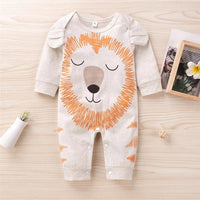 Baby Boys Cartoon Long Sleeve Cute Romper Wholesale Baby Outfits - PrettyKid