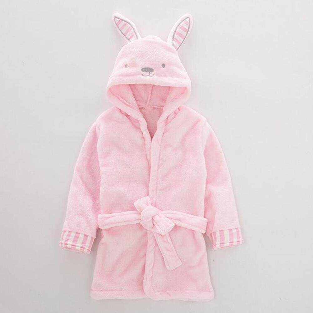 Unisex Cartoon Long Sleeve Hooded Cute Bathrobe Wholesale Childrens Clothing - PrettyKid