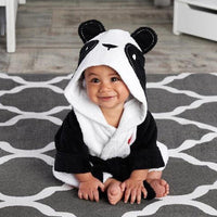 Unisex Cartoon Long Sleeve Hooded Cute Bathrobe Wholesale Childrens Clothing - PrettyKid