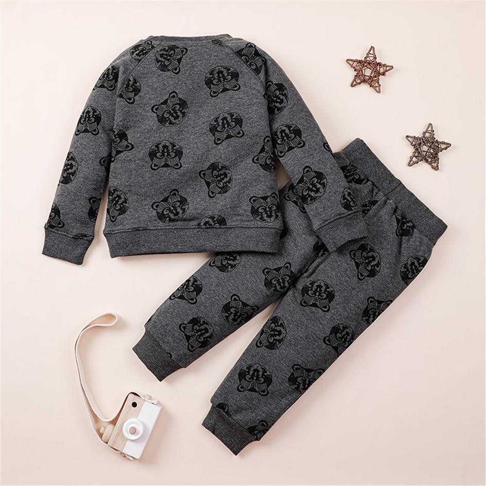 Boys Cartoon Long Sleeve Top & Pants Little Boys Wholesale Clothing - PrettyKid