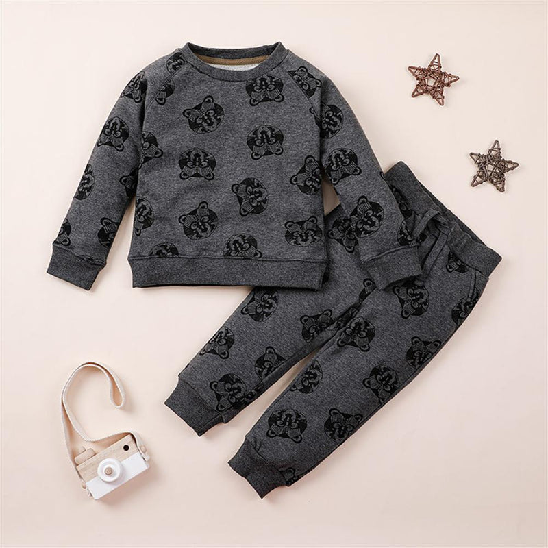 Boys Cartoon Long Sleeve Top & Pants Little Boys Wholesale Clothing - PrettyKid