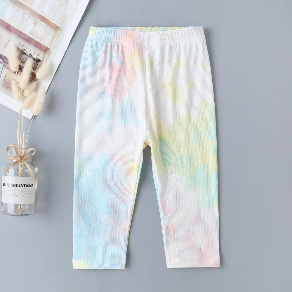 Baby Cartoon Long Sleeve Romper & Tie Dye Pants - PrettyKid