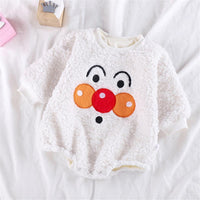 Baby Unisex Cartoon Long Sleeve Warm Romper Wholesale Baby Clothes In Bulk - PrettyKid