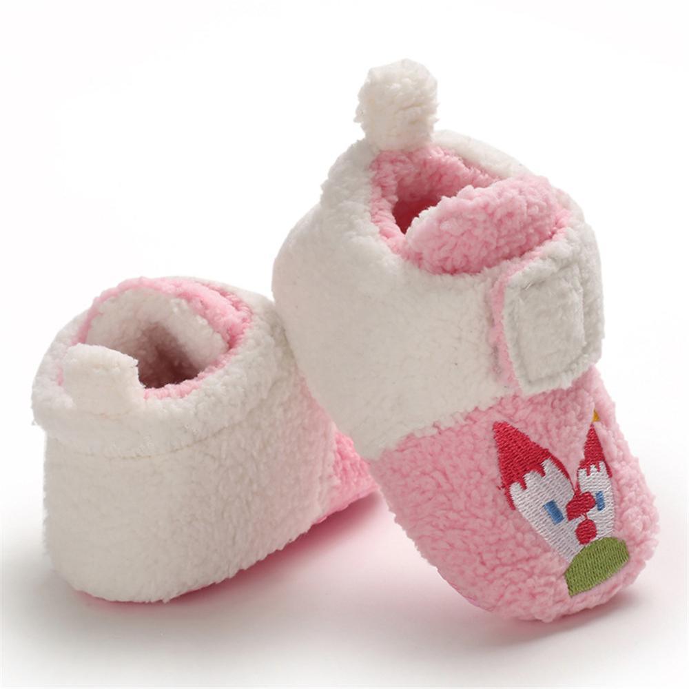 Baby Girls Cartoon Magic Tape Fur Warm Shoes Girls Shoes Wholesale - PrettyKid