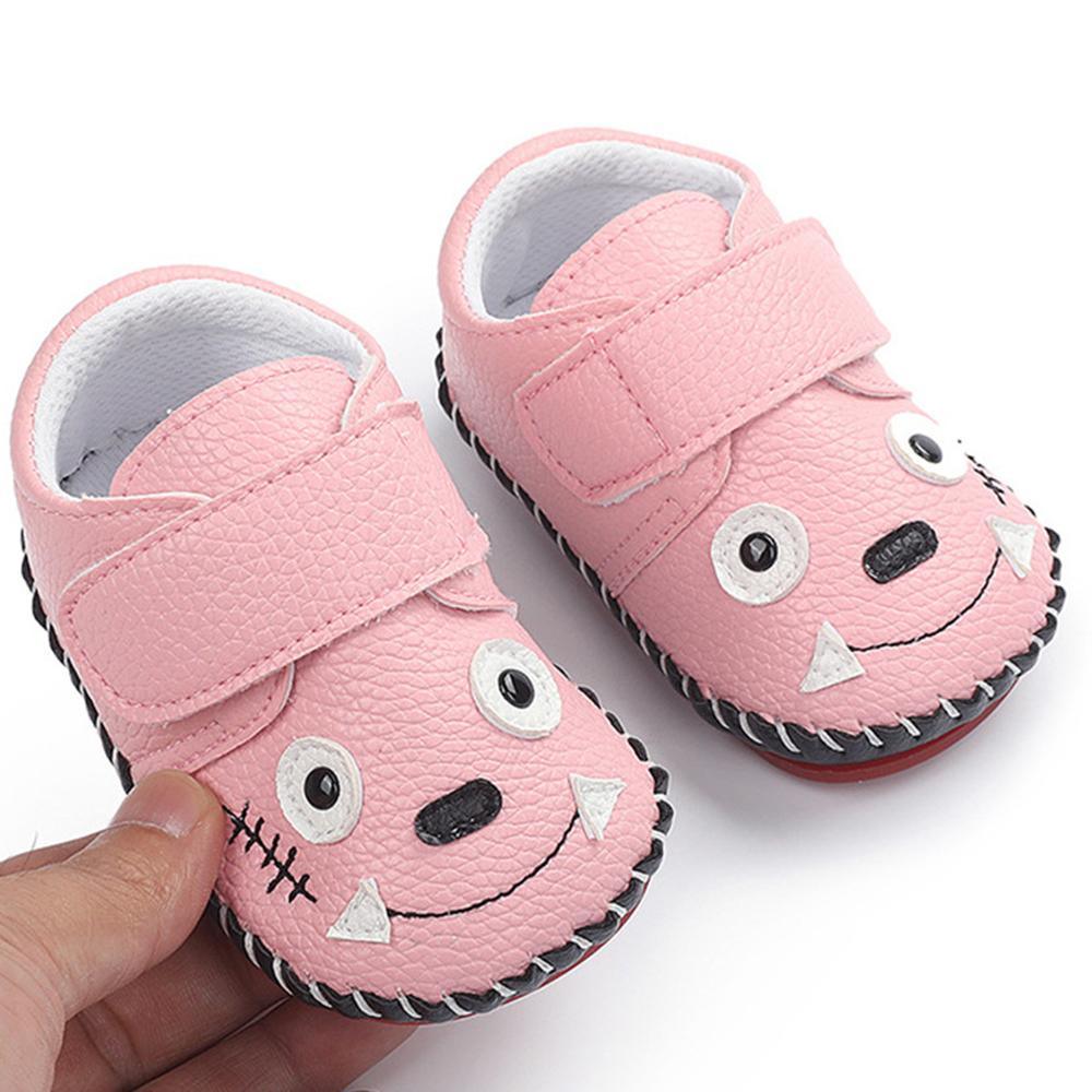 Baby Unisex Cartoon Magic Tape Shoes - PrettyKid