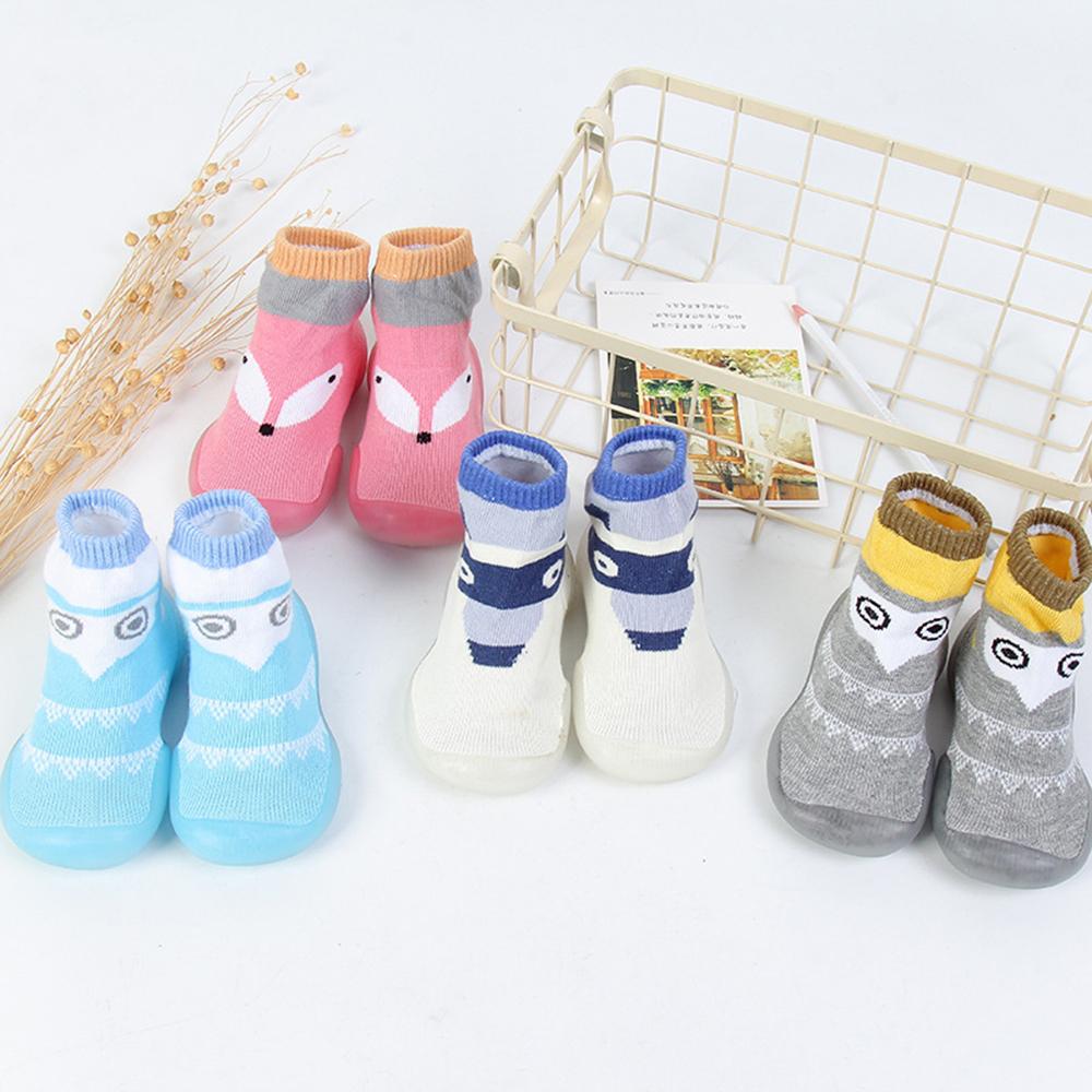 Baby Cartoon Non-slip Sock Flats Shoes - PrettyKid