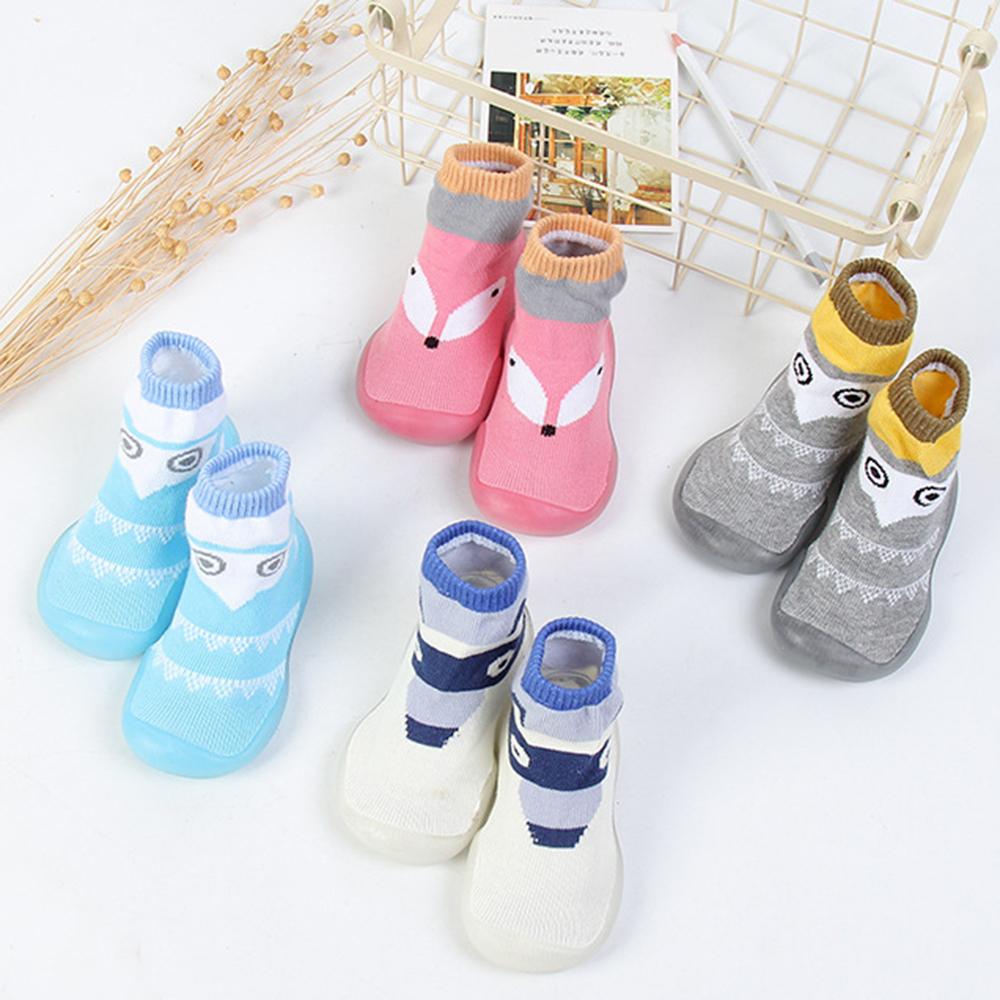 Baby Cartoon Non-slip Sock Flats Shoes - PrettyKid