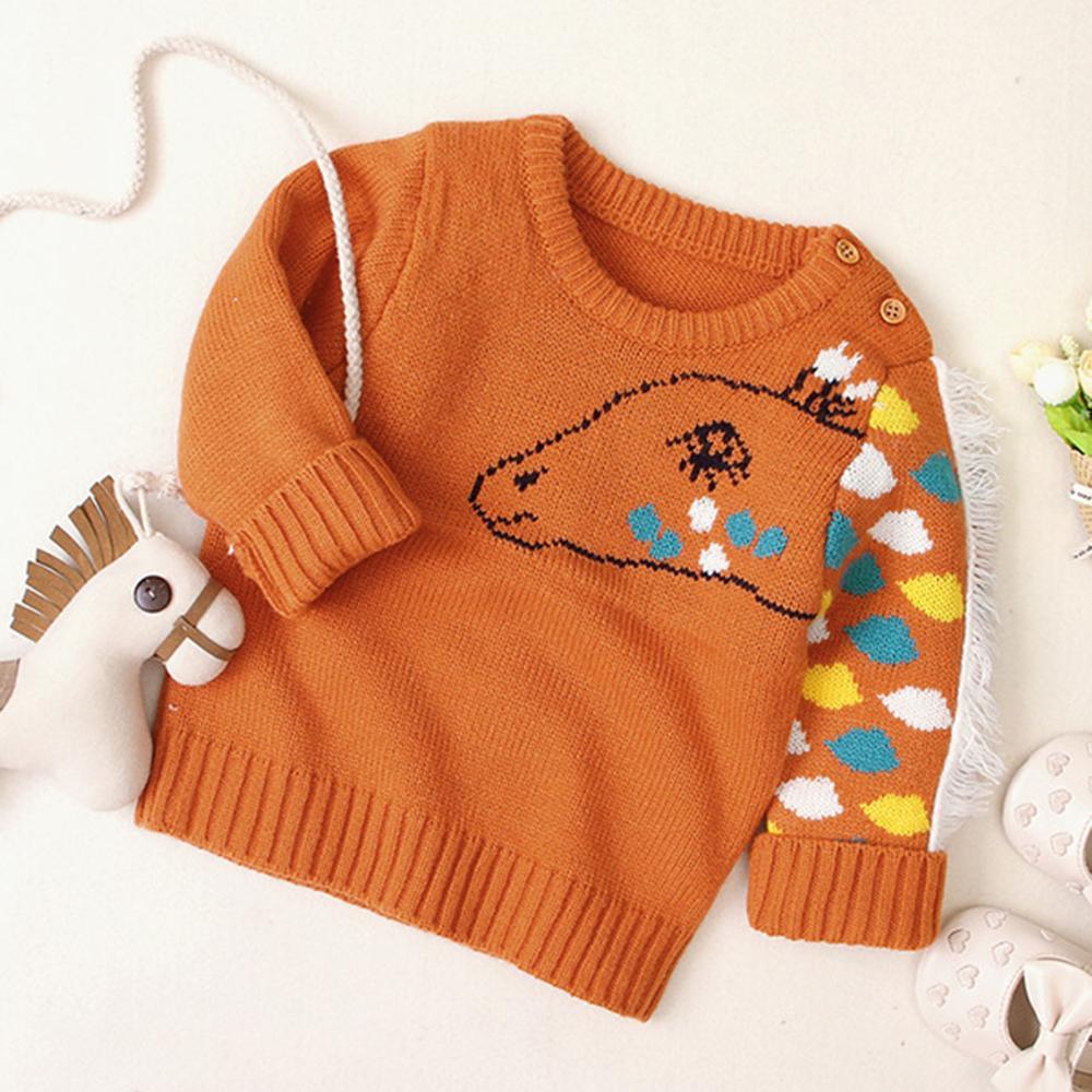 Unisex Cartoon Pony Knitted Pullover Sweaters Buy Baby Clothes Wholesale - PrettyKid