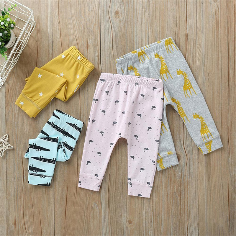 Baby Unisex Cartoon Printed Bottoms Wholesale Baby Outfits - PrettyKid