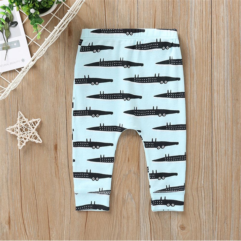 Baby Unisex Cartoon Printed Bottoms Wholesale Baby Outfits - PrettyKid