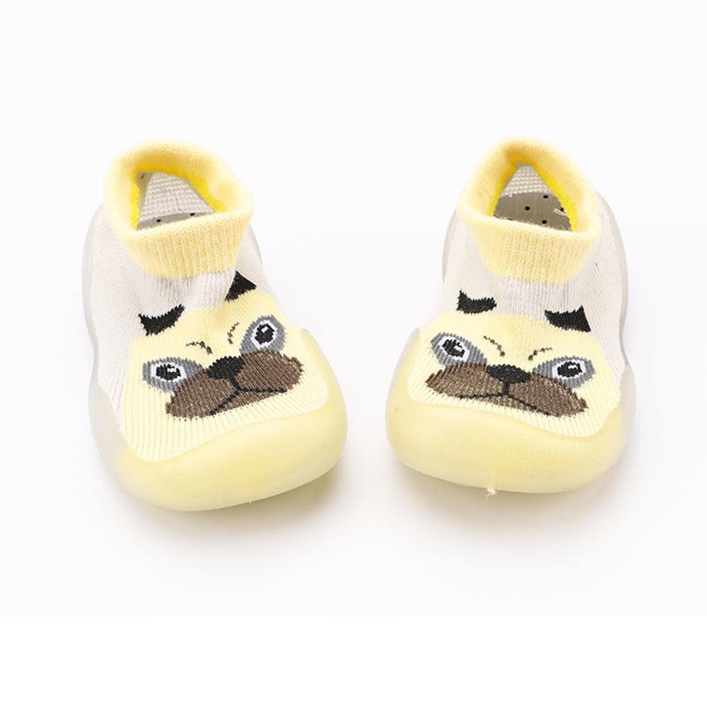 Cartoon Printed Flats Casual Sock Shoes - PrettyKid