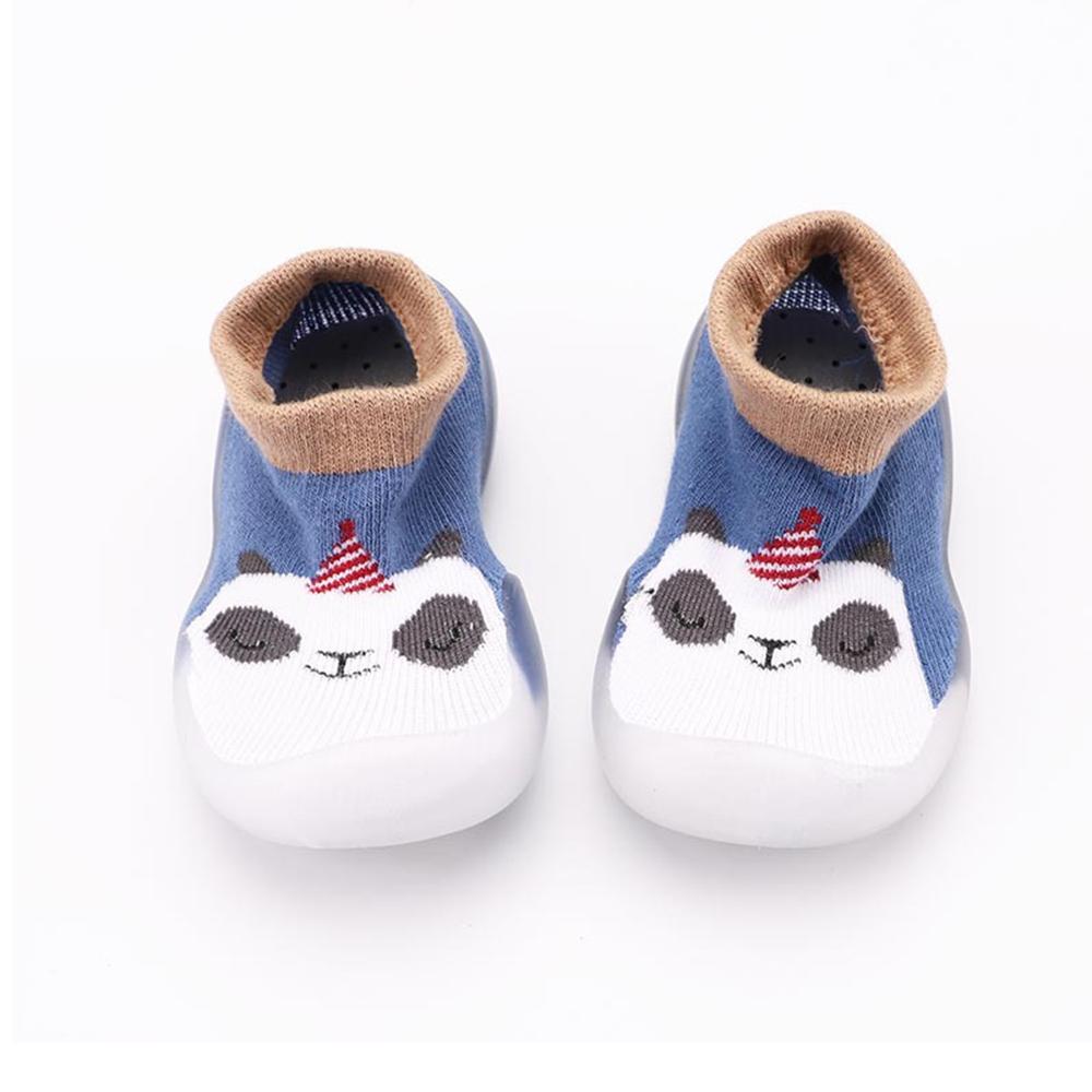 Cartoon Printed Flats Casual Sock Shoes - PrettyKid