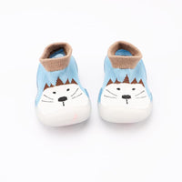 Cartoon Printed Flats Casual Sock Shoes - PrettyKid