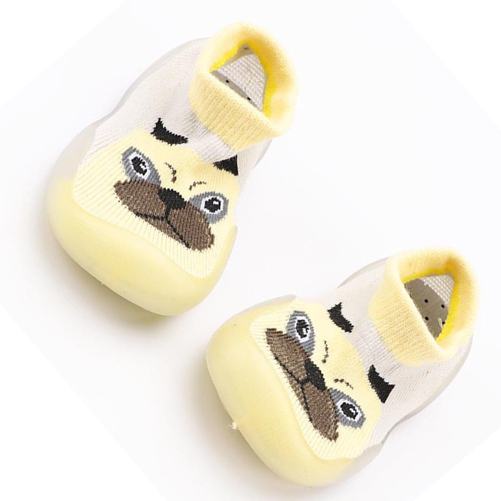 Cartoon Printed Flats Casual Sock Shoes - PrettyKid