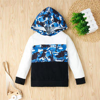 Boys Cartoon Printed Long Sleeve Hooded Tracksuit Kids Clothing Suppliers - PrettyKid