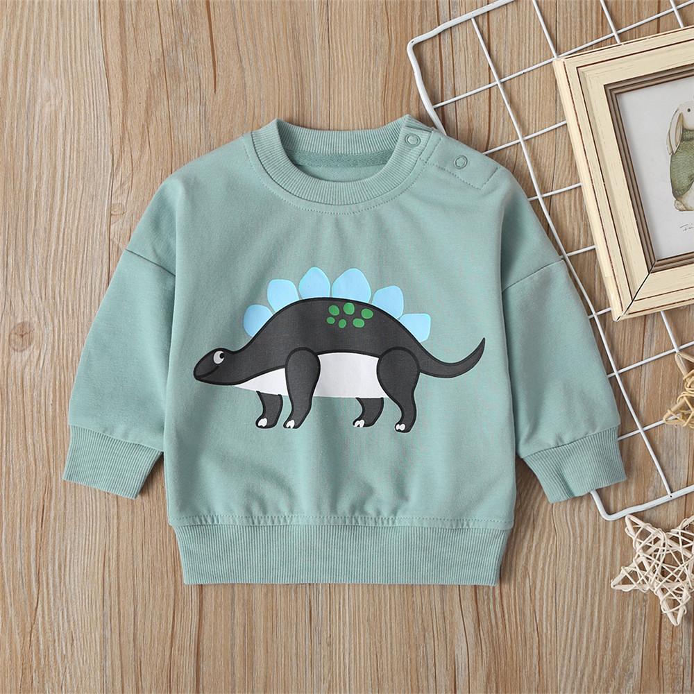 Baby Unisex Cartoon Printed Long Sleeve Top & Pants Wholesale Baby - PrettyKid