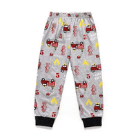 Boys Cartoon Printed Long Sleeve Tops & Pants - PrettyKid