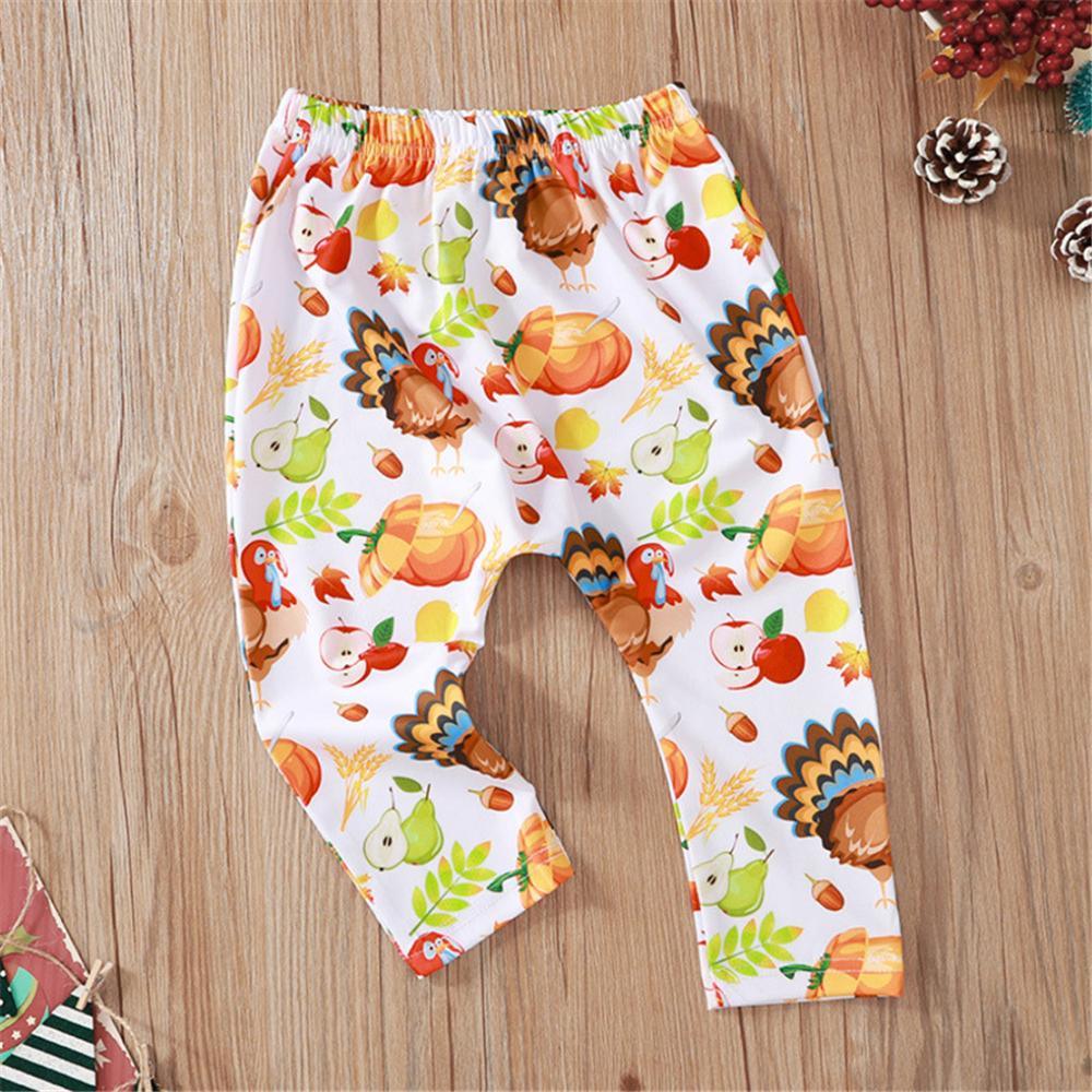 Baby Unisex Cartoon Printed Pants Toddler Leggings Wholesale - PrettyKid