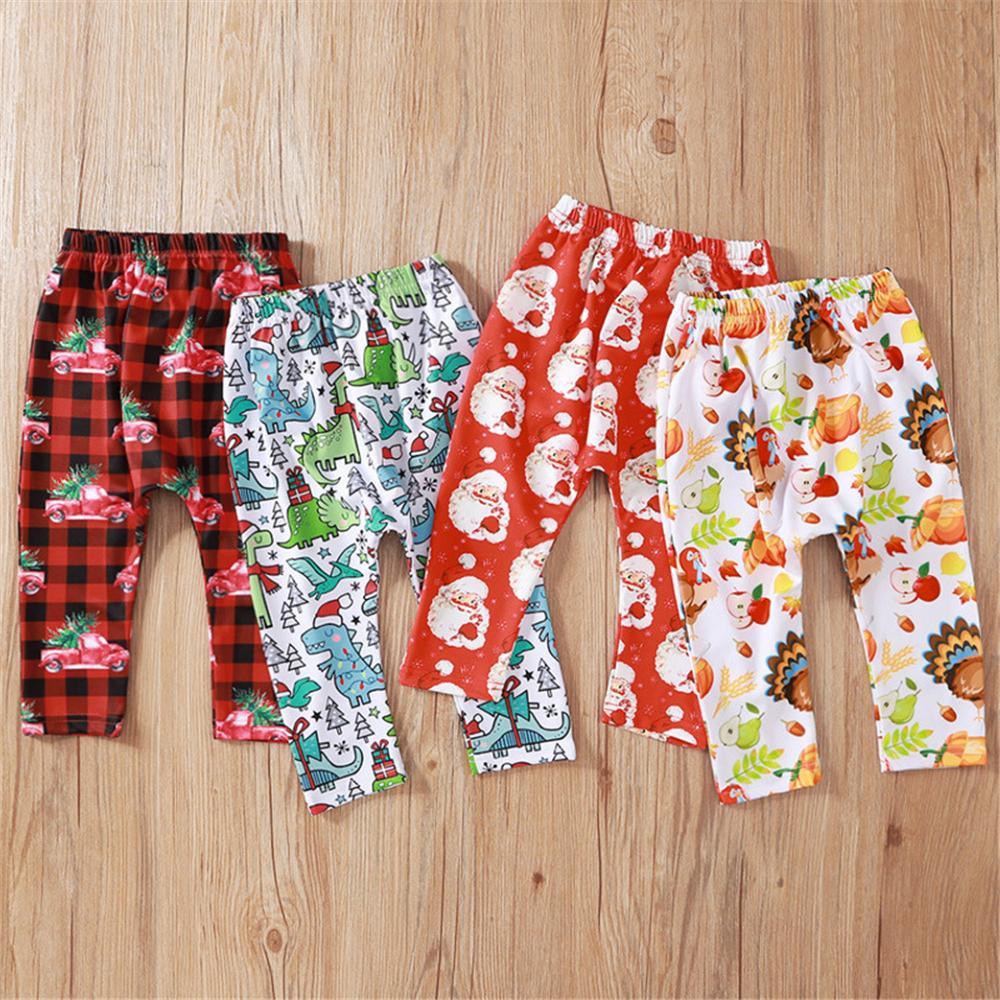 Baby Unisex Cartoon Printed Pants Toddler Leggings Wholesale - PrettyKid