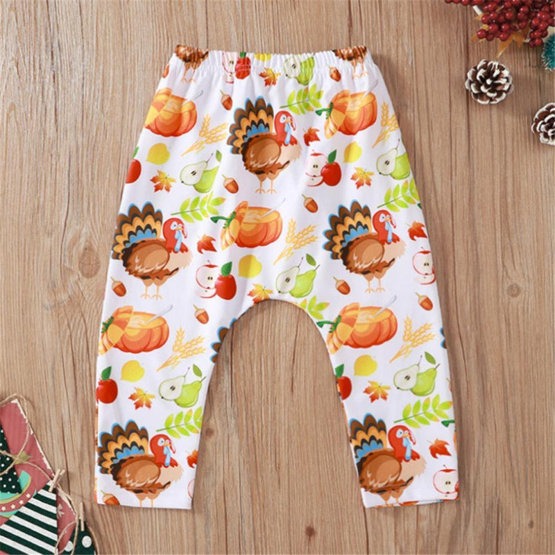 Baby Unisex Cartoon Printed Pants Toddler Leggings Wholesale - PrettyKid