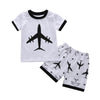 Boys Cartoon Printed Short Sleeve Summer Suits Wholesale Toddler Boy clothes - PrettyKid