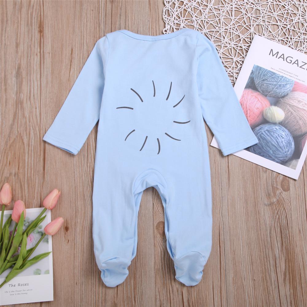 Baby Unisex Cartoon Rabbit Long Sleeve Romper Wholesale Baby Outfits - PrettyKid