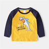 Boys Cartoon Shark Long-sleeved T-shirt Wholesale - PrettyKid