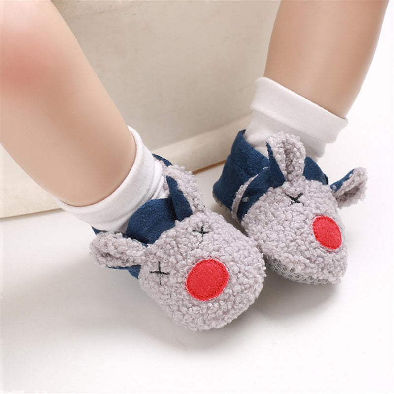 Baby Unisex Cartoon Slip On Fur Flats Children Wholesale Shoes - PrettyKid