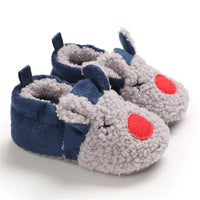 Baby Unisex Cartoon Slip On Fur Flats Children Wholesale Shoes - PrettyKid