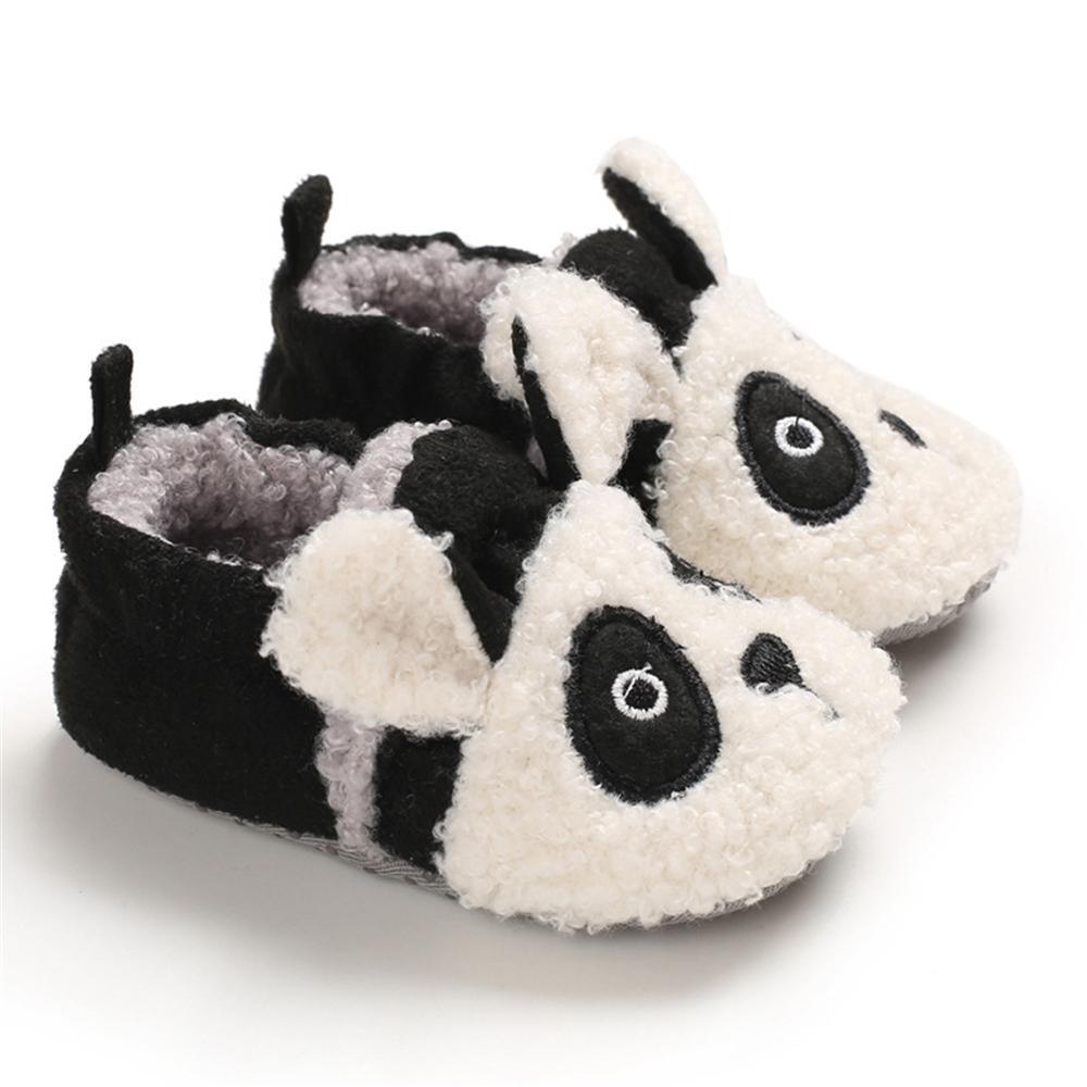 Baby Unisex Cartoon Slip On Fur Flats Children Wholesale Shoes - PrettyKid