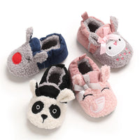 Baby Unisex Cartoon Slip On Fur Flats Children Wholesale Shoes - PrettyKid