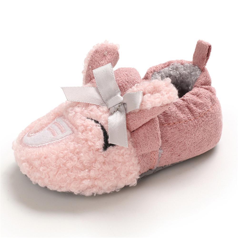 Baby Unisex Cartoon Slip On Fur Flats Children Wholesale Shoes - PrettyKid