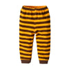 Baby Cartoon Tiger Long Sleeve Top & Striped Pants Wholesale Childrens Pajamas - PrettyKid