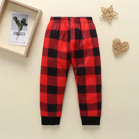 Baby Boys Cartoon Top & Plaid Pants Wholesale Toddler Boy Clothes - PrettyKid