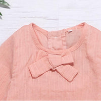 Baby Girls Casual Bow Long Sleeve Top & Pants Wholesale Girl Clothing - PrettyKid