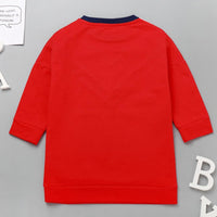 Girls Casual Color Contrast Long Tops Wholesale Kidswear - PrettyKid