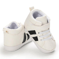 Baby Boys Casual High Top Non-slip Magic Tape Sneakers - PrettyKid