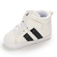 Baby Boys Casual High Top Non-slip Magic Tape Sneakers - PrettyKid