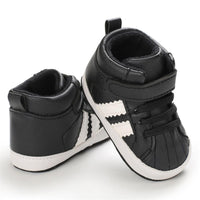 Baby Boys Casual High Top Non-slip Magic Tape Sneakers - PrettyKid