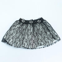 Girls Casual Lace Floral Skirt - PrettyKid