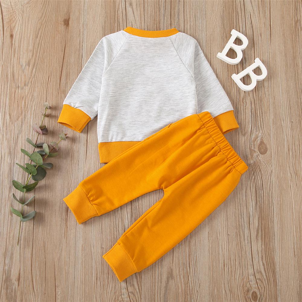 Unisex Casual Long Sleeve Top & Pants Girls Wholesale Childrens Clothing - PrettyKid