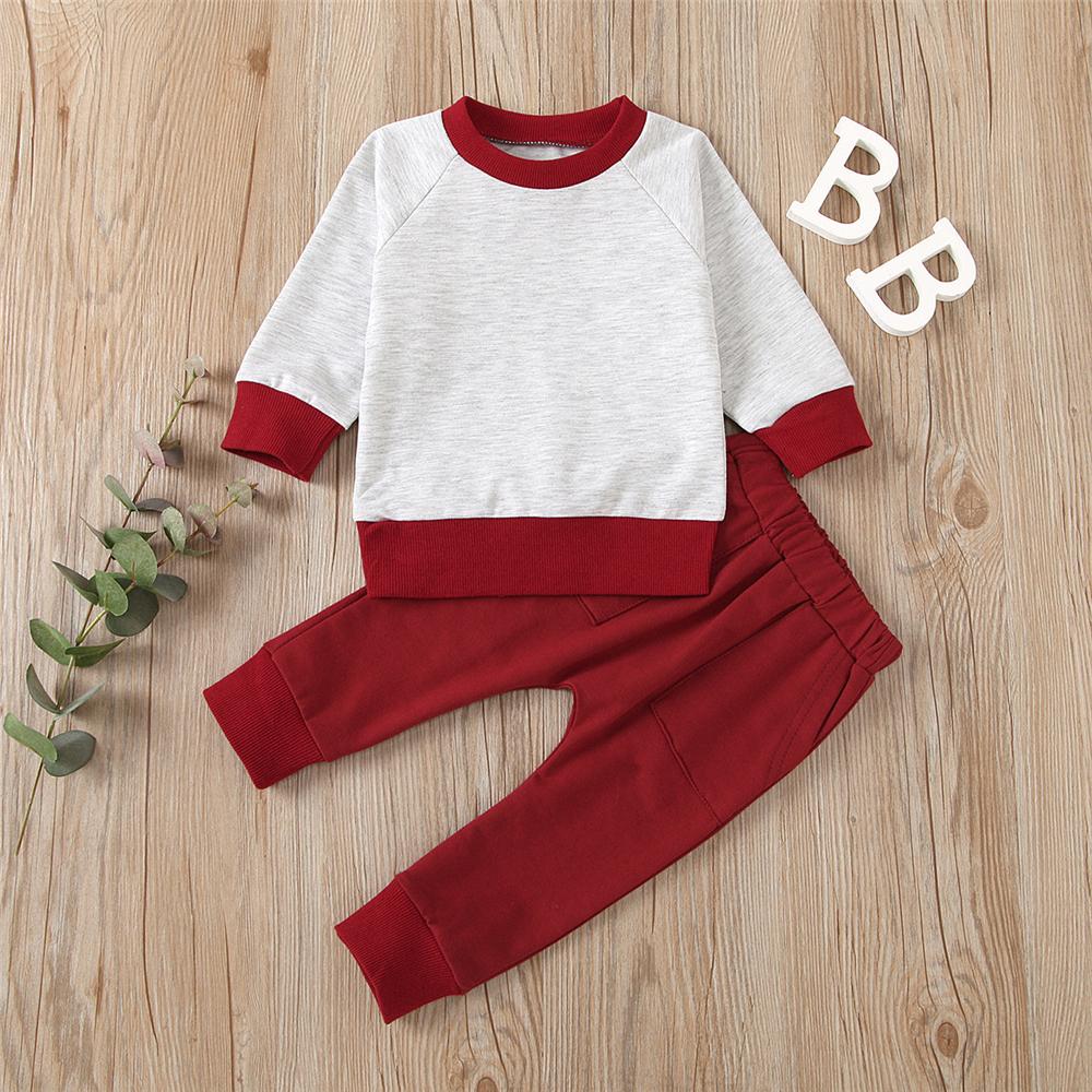 Unisex Casual Long Sleeve Top & Pants Girls Wholesale Childrens Clothing - PrettyKid