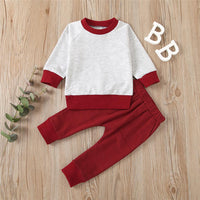 Unisex Casual Long Sleeve Top & Pants Girls Wholesale Childrens Clothing - PrettyKid