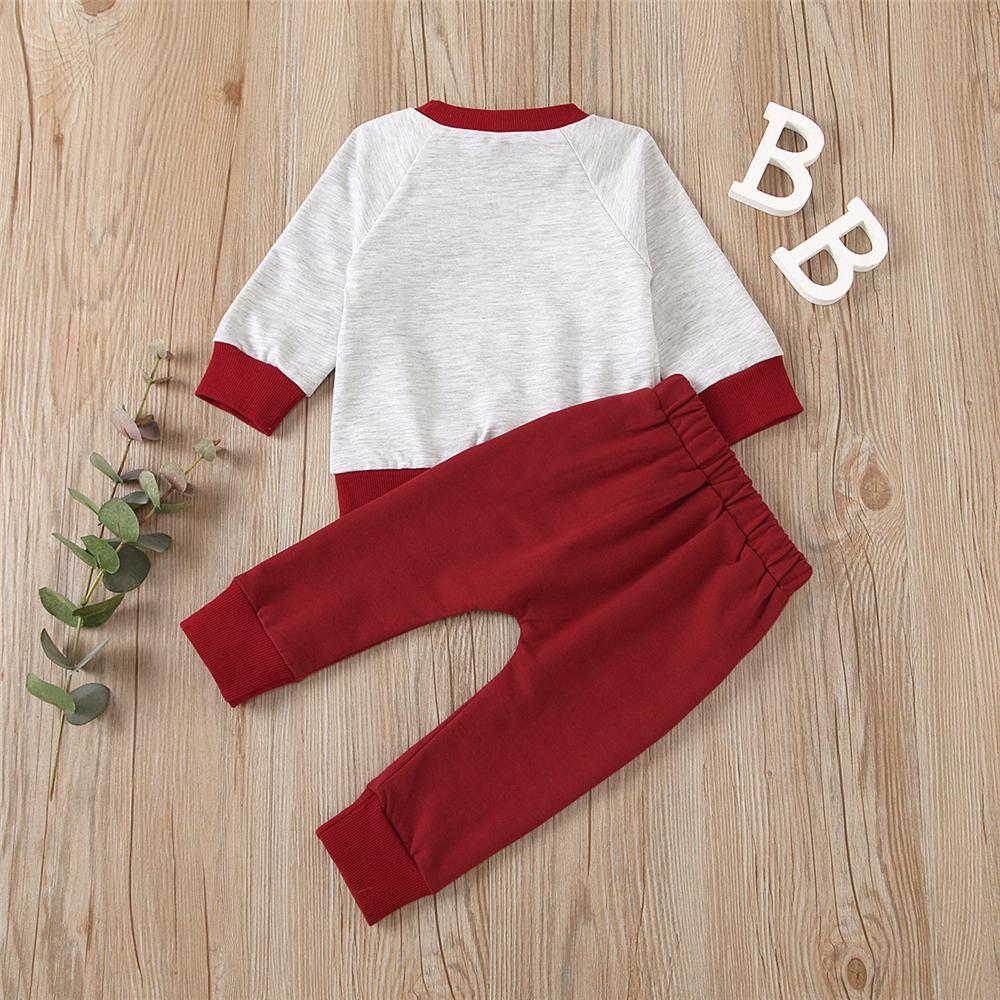 Unisex Casual Long Sleeve Top & Pants Girls Wholesale Childrens Clothing - PrettyKid