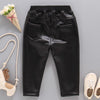 Boys Casual Pocket Artificial Leather Pants Wholesale Bulk Childrens Clothing Suppliers - PrettyKid