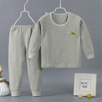 Boys Casual Solid Cartoon Tops & Pants - PrettyKid